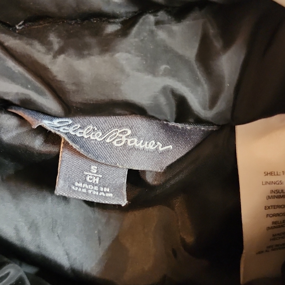 Eddie Bauer Womam's Black Zip Jacket Size S - Picture 2 of 8